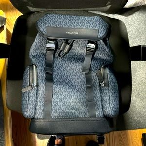 Michael Kors Men Hudson Logo Backpack